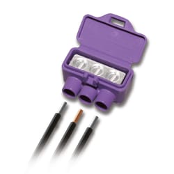 King Innovation AlumiConn Aluminium Wire Aluminum to Copper Lug Purple 2 pk