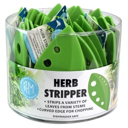 R&M International Green Plastic Herb Stripper