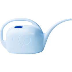 Novelty Sky Blue 1 gal Plastic Watering Can