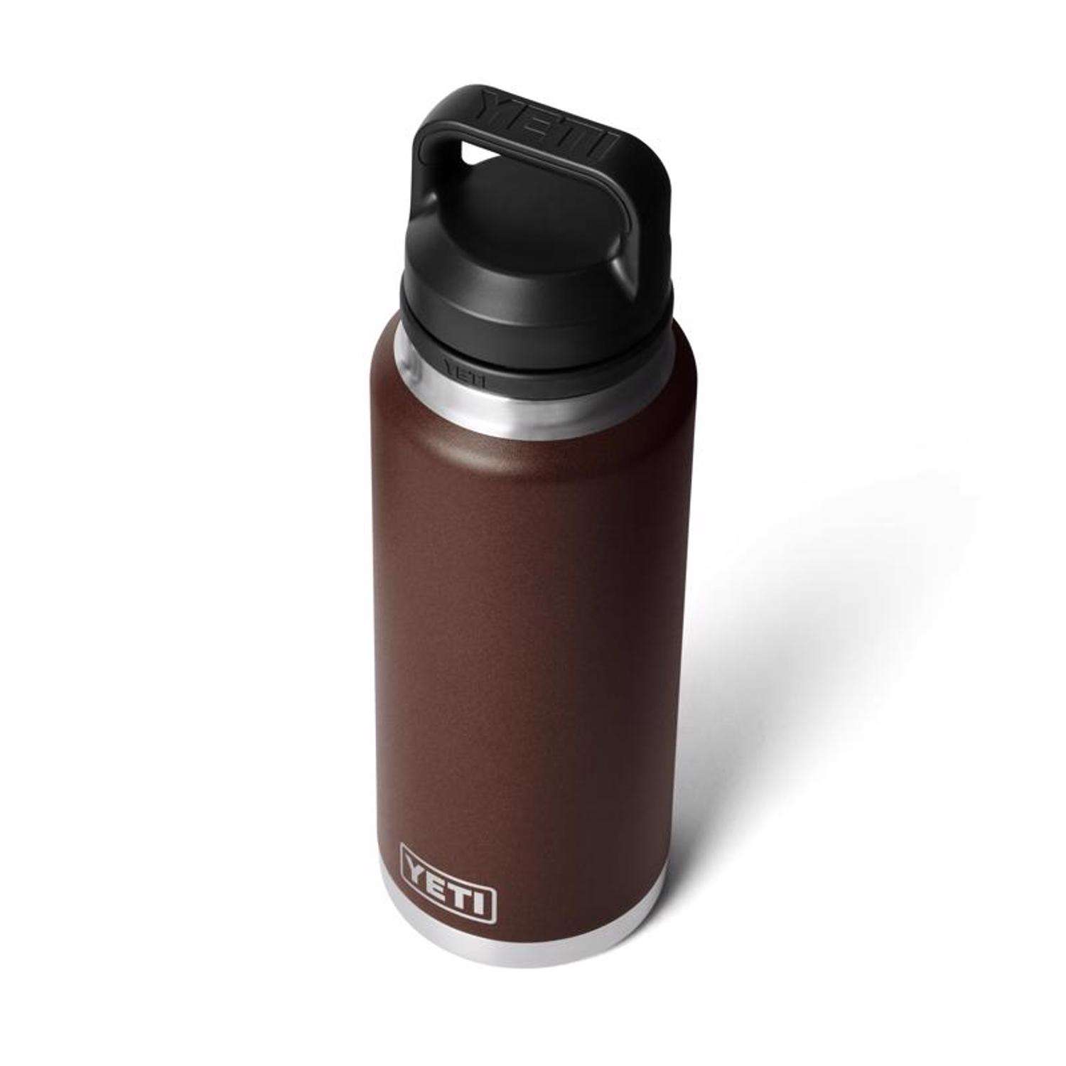 YETI Rambler 36 oz Wetlands Brown BPA Free Bottle with Chug Cap 