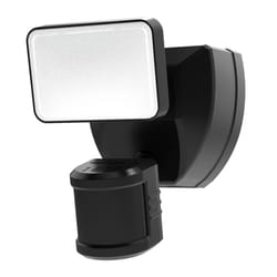 Heath Zenith Motion-Sensing Battery Powered LED Black Security Light