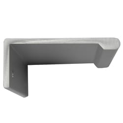 Laurey Rectangle Edge Pull 4 in. Anodized Aluminum Silver 1 pk