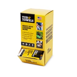 Tub O' Towels Heavy Duty Fiber Weave Cleaning Wipes 10 in. W X 12 in. L 1 pk