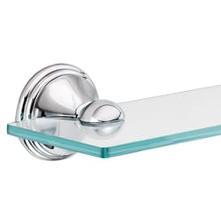 Moen Preston Chrome Chrome Glass Bathroom Shelf