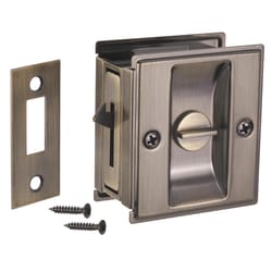 Ace 2-3/4 in. L Solid Brass Pocket Door Privacy Lock 1 pc