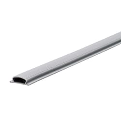 M-D BUILDING PRODUCTS Gray Vinyl Threshold Insert For Low Thresholds 36 in. L X 0.38 in.