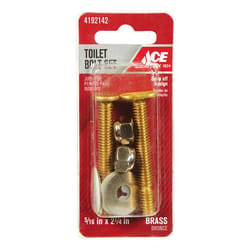Ace Toilet Bolt Set Brass For Universal