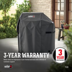 Weber Spirit 300/400 Series Premium Grill Cover Black Grill Cover