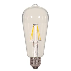 Satco LED Filament ST19 E26 (Medium) LED Bulb Warm White 60 W 1 pk
