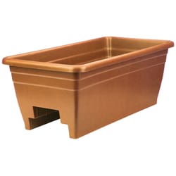 HC Companies 9 in. H X 12 in. W Resin Raised Bed Planter Terracotta