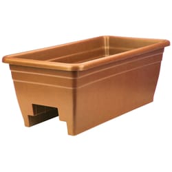 HC Companies 9 in. H X 12 in. W Resin Raised Bed Planter Terracotta