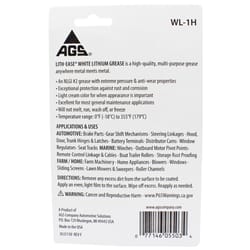 AGS Lith-Ease White Lithium Grease 1.25 oz