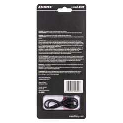 Dorcy 200 lm Black/Red Fluorescent Clip Light