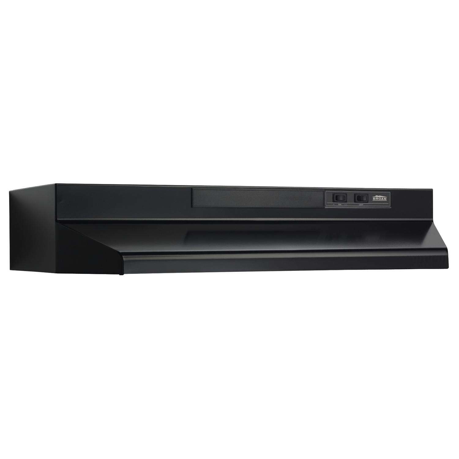 Broan 30 in. W Black Convertible Range Hood Ace Hardware