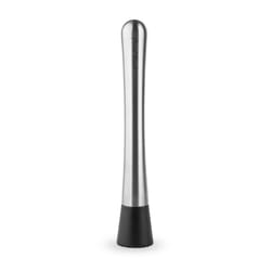 Final Touch Black/Silver Plastic/Stainless Steel Muddler