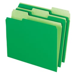 Office Depot Green File Folder 100 pk