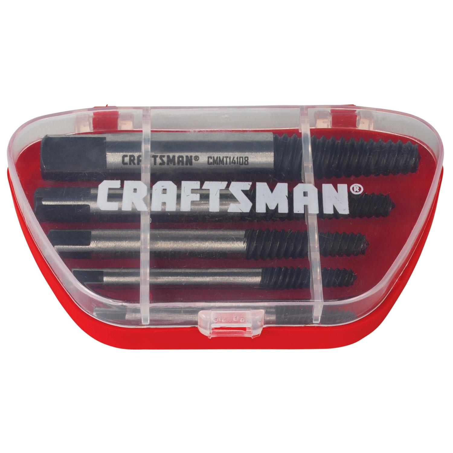 Craftsman Steel Spiral Screw Extractor Set 5 pc Mfr