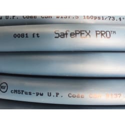 Safe PEX Pro 1/2 in. D X 5 ft. L PEX Tubing 100 psi