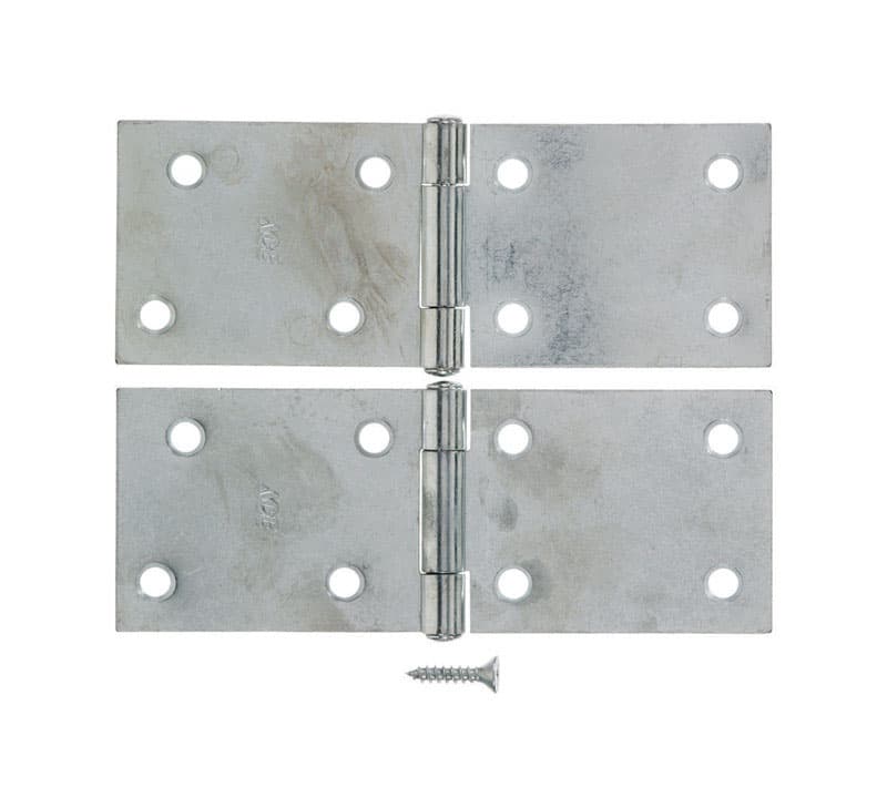 Ace 3.75 in. W X 2 in. L Zinc Plated Zinc Backflip Hinge 2 pk - 01-3560-165 - Hardware Accessories  sku 01-3560-165