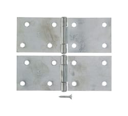 Ace 3.75 in. W X 2 in. L Zinc Plated Zinc Backflip Hinge 2 pk