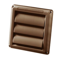 Ace 4 in. W X 4 in. L Brown Plastic Replacement Vent Hood