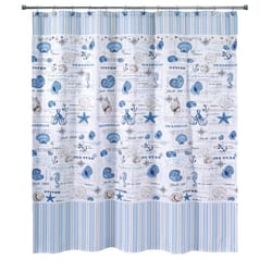Avanti Linens Island View 72 in. H X 72 in. W Multicolored Coastal & Tropical Shower Curtain Polyest
