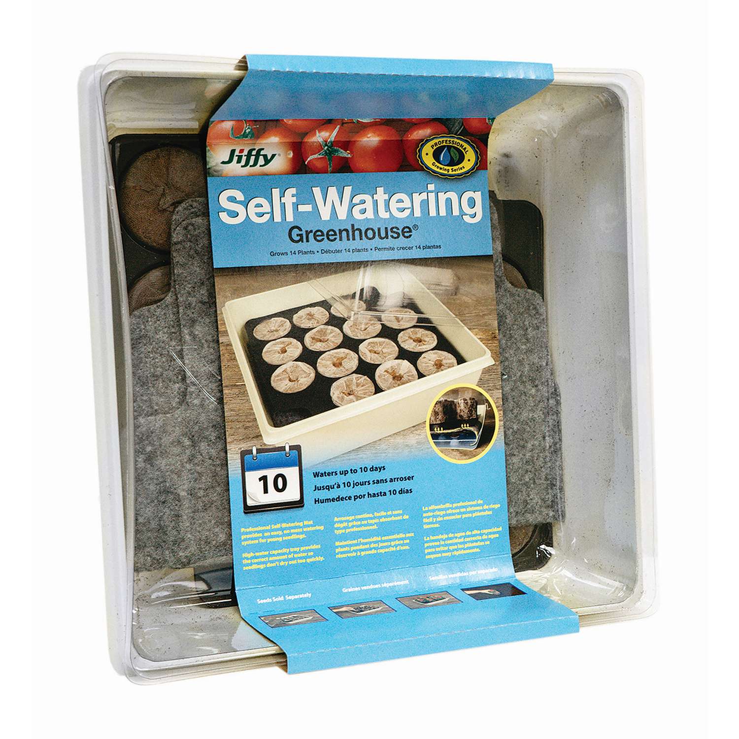 Jiffy Self-Watering Peat Pellet Greenhouse 1 pk - Ace Hardware