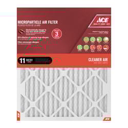 Ace 20 in. W X 25 in. H X 1 in. D Synthetic 11 MERV Pleated Microparticle Air Filter 1 pk