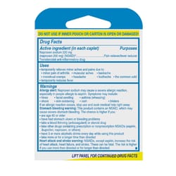 Aleve Drug Store Blue Pain Reliever/Fever Reducer