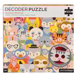 Petitcollage Decoder Puzzle Multicolored 100 pc