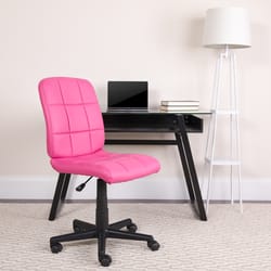 Flash Furniture Pink Vinyl Office Chair