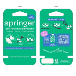 Springer Plastic Dog Waste Bag Dispenser 1 pk