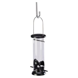 Birds Choice 2 cups Metal/Plastic Tube Feeder Bird Feeder 2 ports