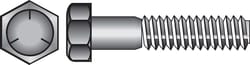 HILLMAN 1/4 in. D X 6 in. L Heat Treated Zinc Steel Hex Head Cap Screw 100 pk