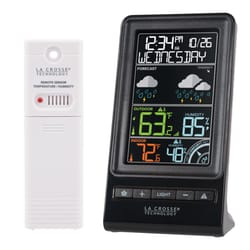 La Crosse Technology Weather Forecaster with Temperature and Humidity