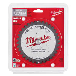 Milwaukee 5-7/8 in. D X 20 mm Tungsten Carbide Circular Saw Blade 34 teeth 1 pk