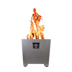 Live Outdoor FireStorm Series II 18 in. W Steel Classic Square Propane Fire Pit