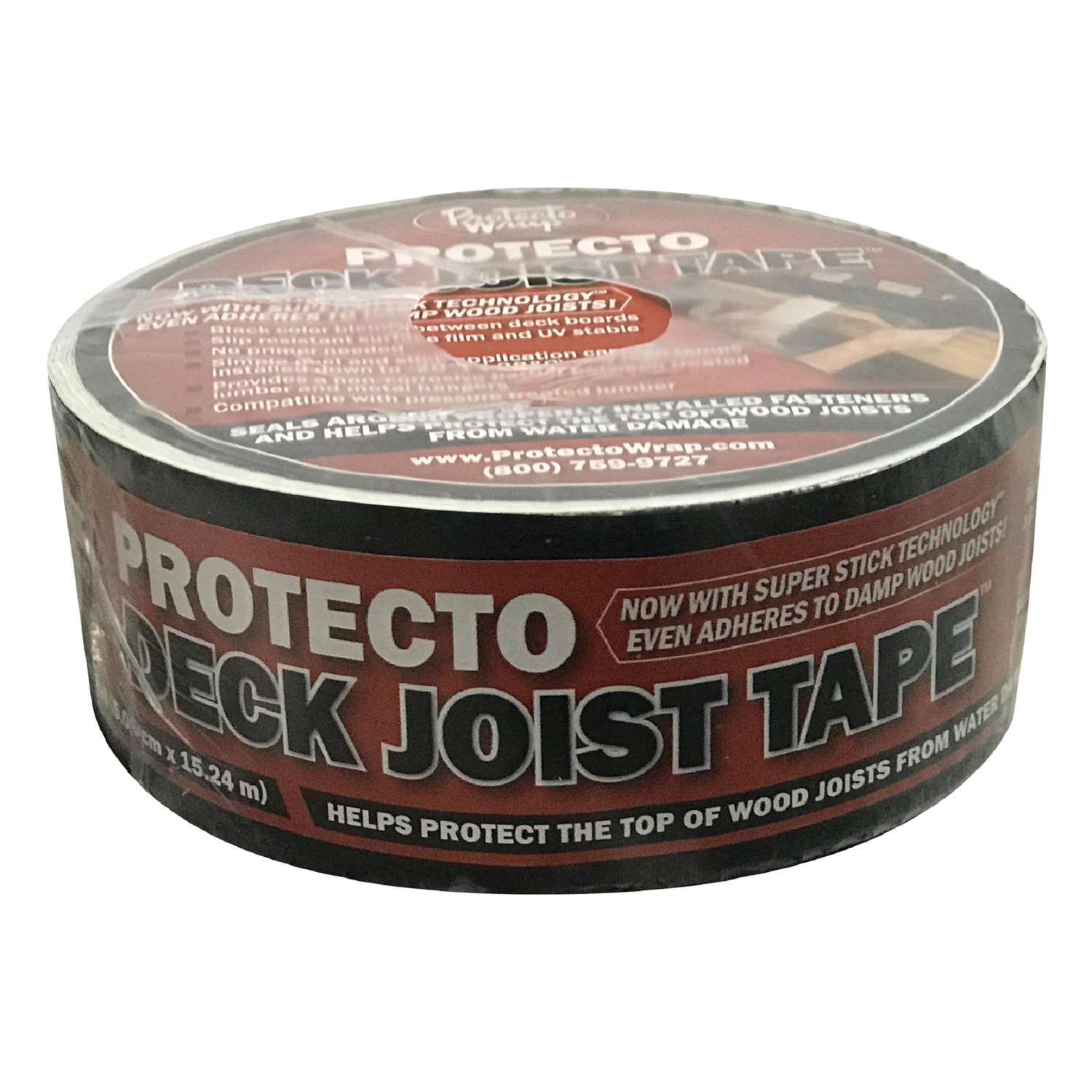 Protecto Wrap 2 in. W X 50 ft. L Tape Flashing Tape Black Ace Hardware