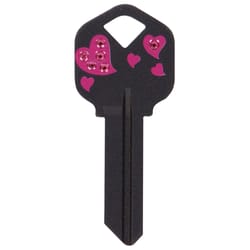 HILLMAN DIVA Hearts House/Office Universal Key Blank KW1 Single