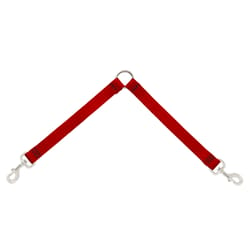 Lupine Pet Basic Solids Red Red Nylon Dog Coupler