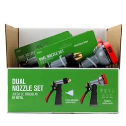 Home Plus 7 Pattern Adjustable Multi-Pattern Metal Hose Nozzle Set