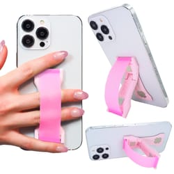 LoveHandle Pro Pink Glow Cell Phone Grip For All Mobile Devices