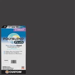 Custom Building Products Polyblend Plus Indoor and Outdoor Charcoal Non-Sanded Grout 10 lb