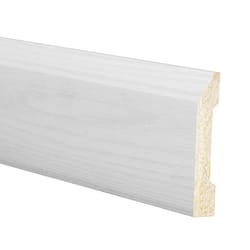Inteplast Building Products 1/2 in. H X 3-7/16 in. W X 8 ft. L Prefinished White Oak Polystyrene Tri