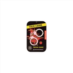 Kikkerland True Crime Trivia Game Multicolored 50 pc