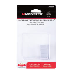 Monster Just Hook It Up Category 6 Keystone In-Line Coupler