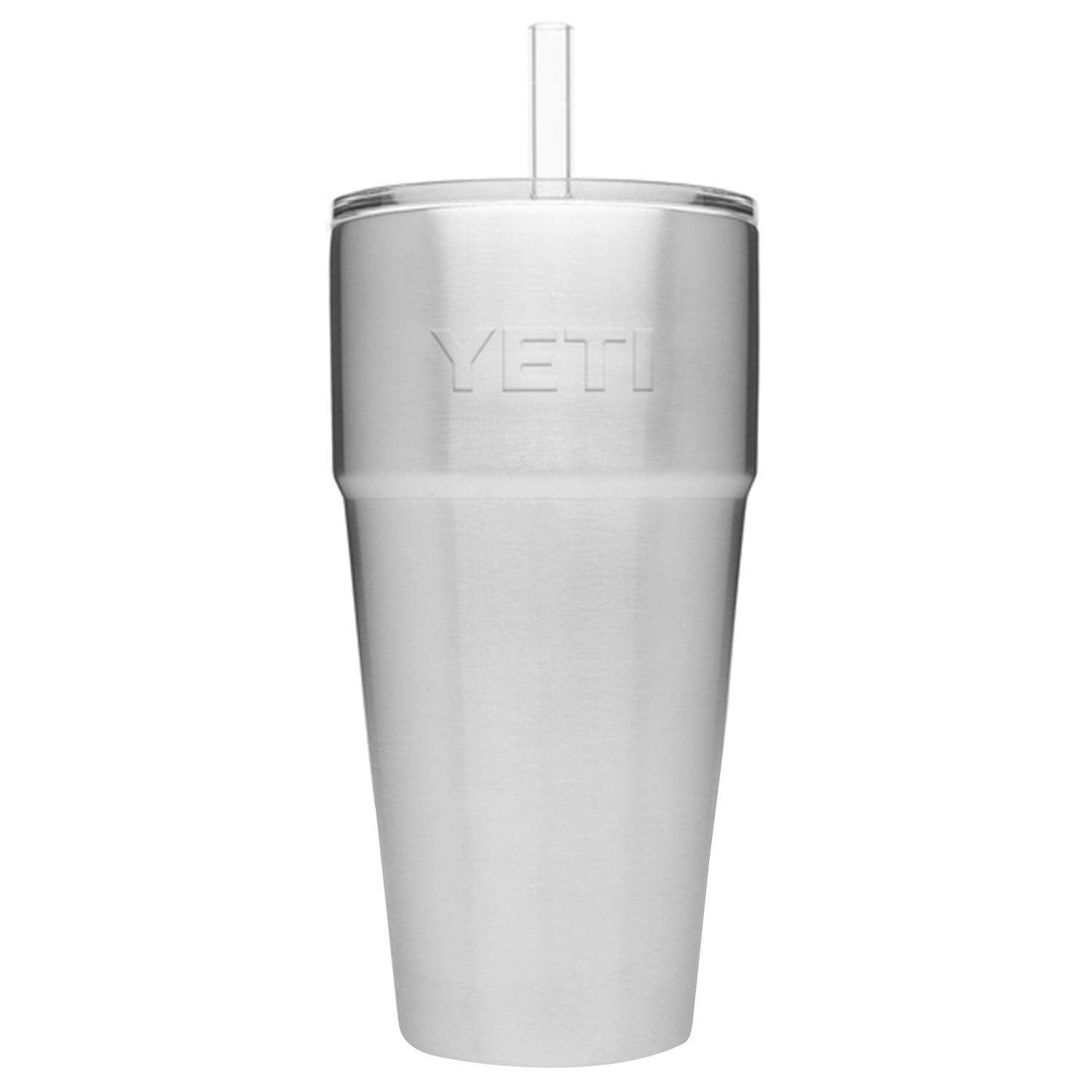26　Stainless　YETI　Steel　Ace　Straw　BPA　Rambler　Cup　Hardware　oz　Free