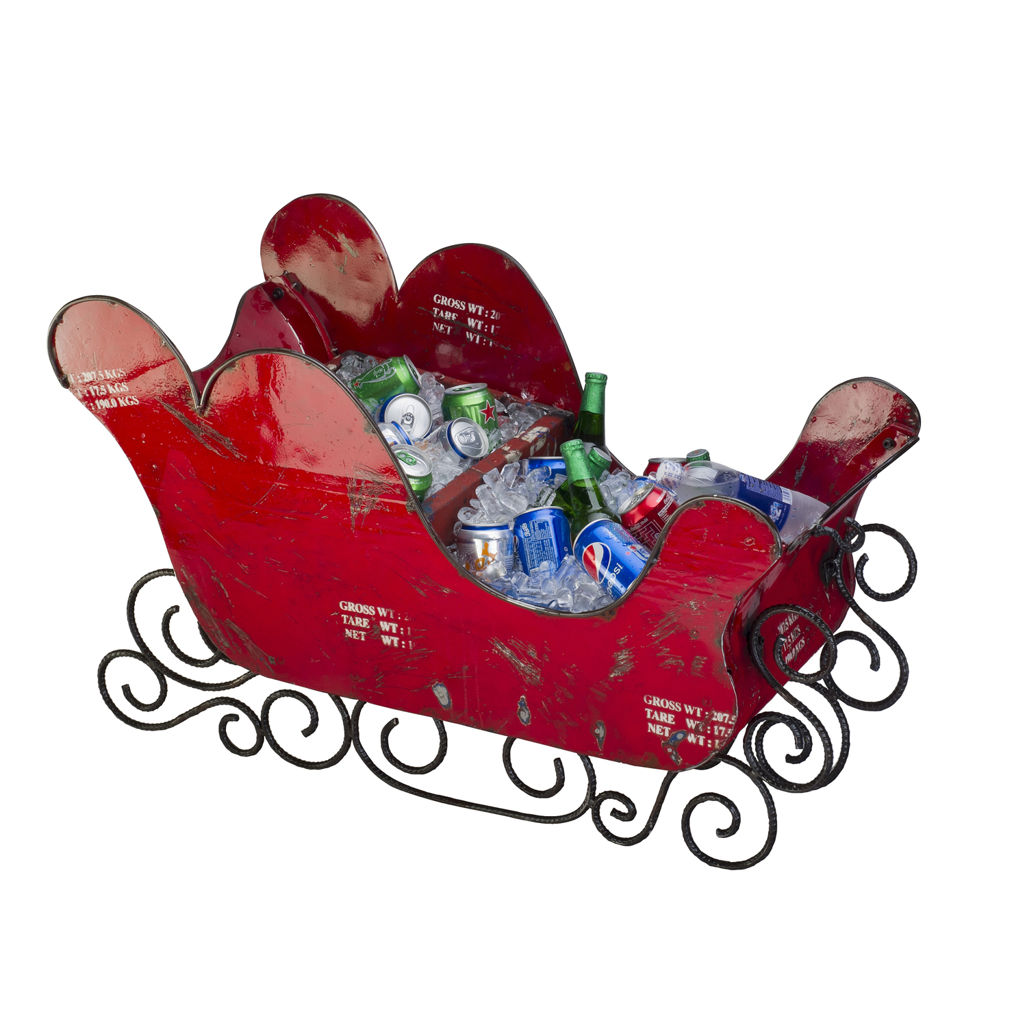 EAN 8936080330411 product image for Think Outside Sleigh Christmas Decoration Red 1 pk Metal | upcitemdb.com