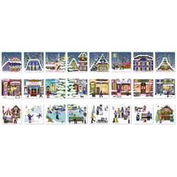 Eurographics Christmas Town Fair Book Advent Calendar Jigsaw Puzzles Multicolored 1200 pc