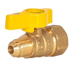 BrassCraft 3/8 in. Flare X 1/2 in. FIP Brass Gas Ball Valve